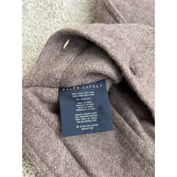 Ralph Lauren Standard Pillow Sham Great Compton Riverport Purple Wool - Picture 3 of 6